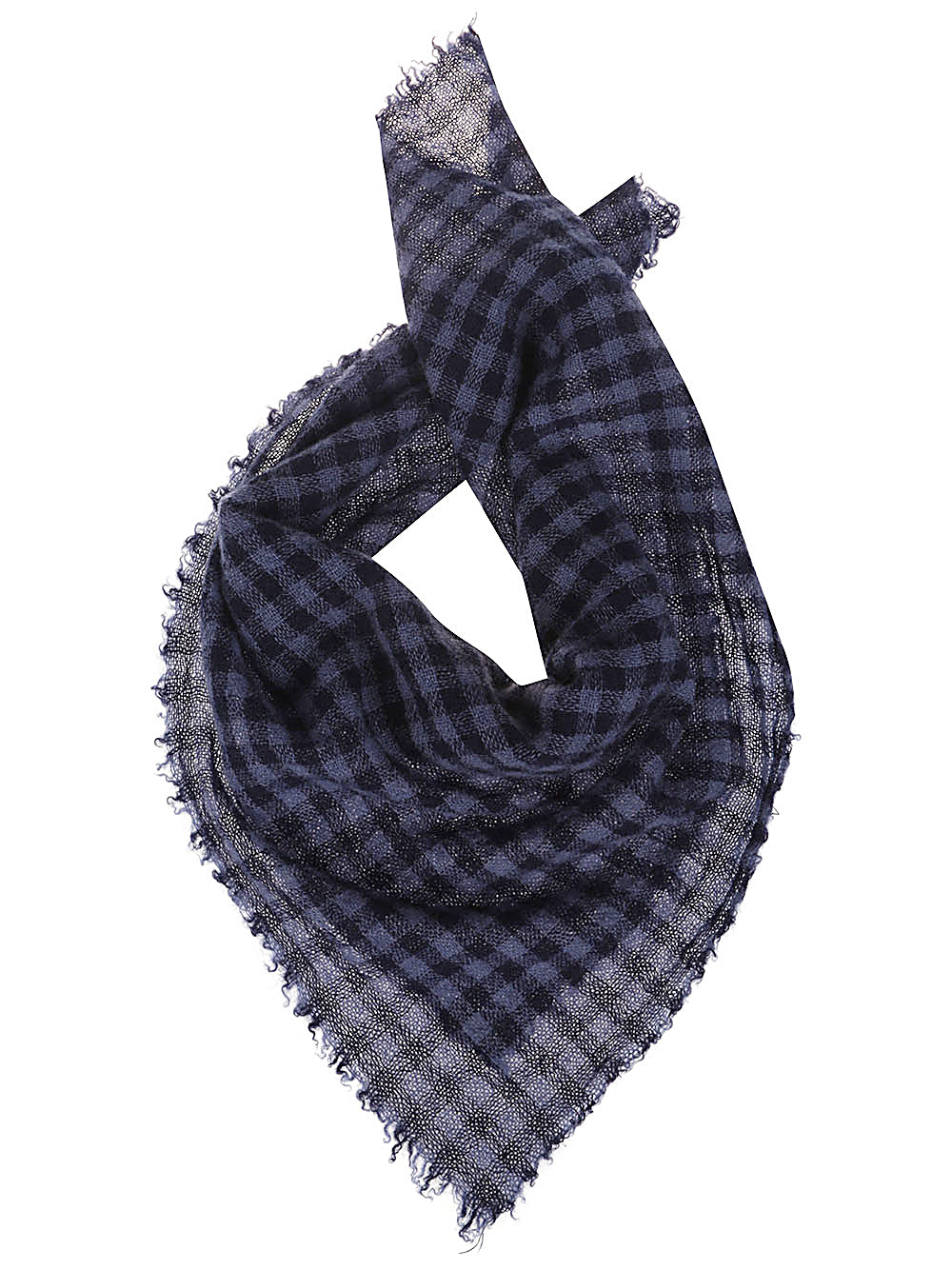 Apuntob Scarfs Blue Cashmere