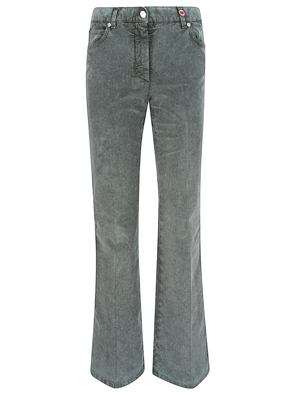 I Love My Pants Trousers Green Cotton Elastane