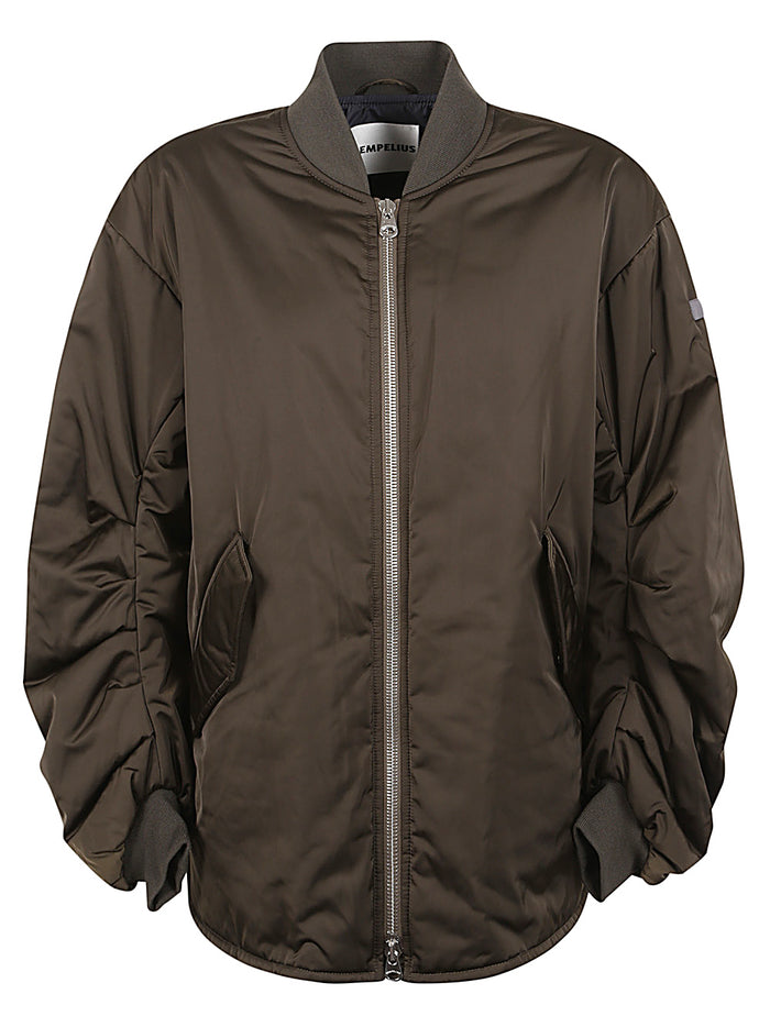 Lempelius Coats Green Polyester