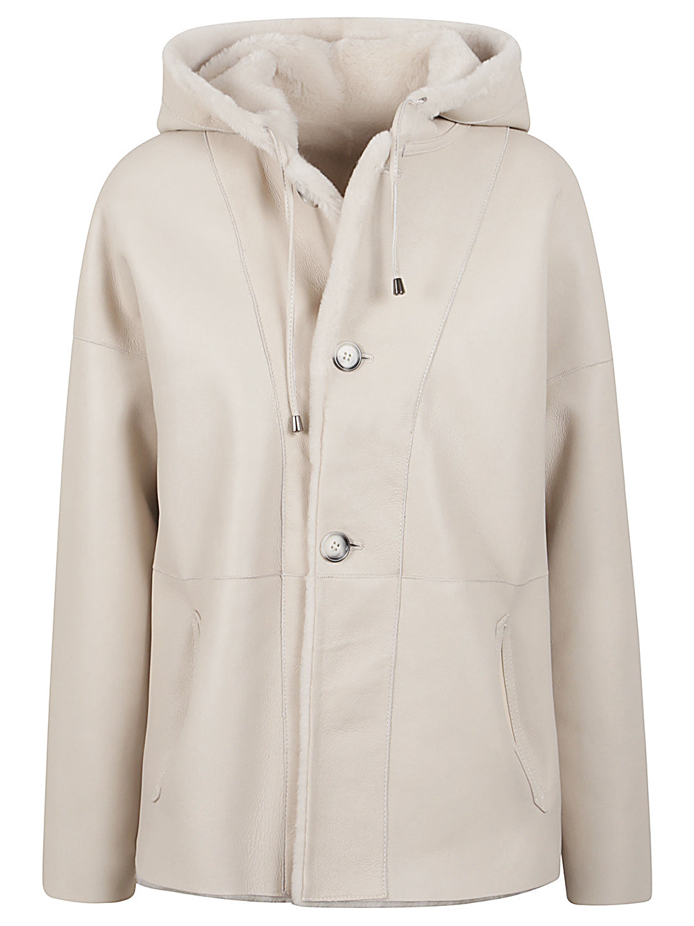 ENES Jackets White Leather
