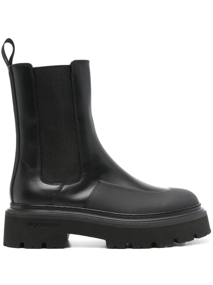 Woolrich Boots Black Calf Leather