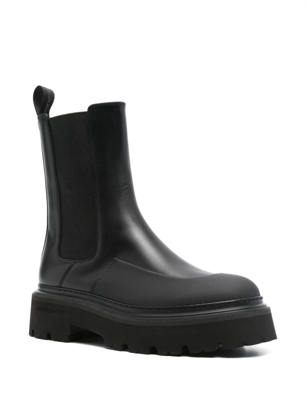 Woolrich Boots Black Calf Leather