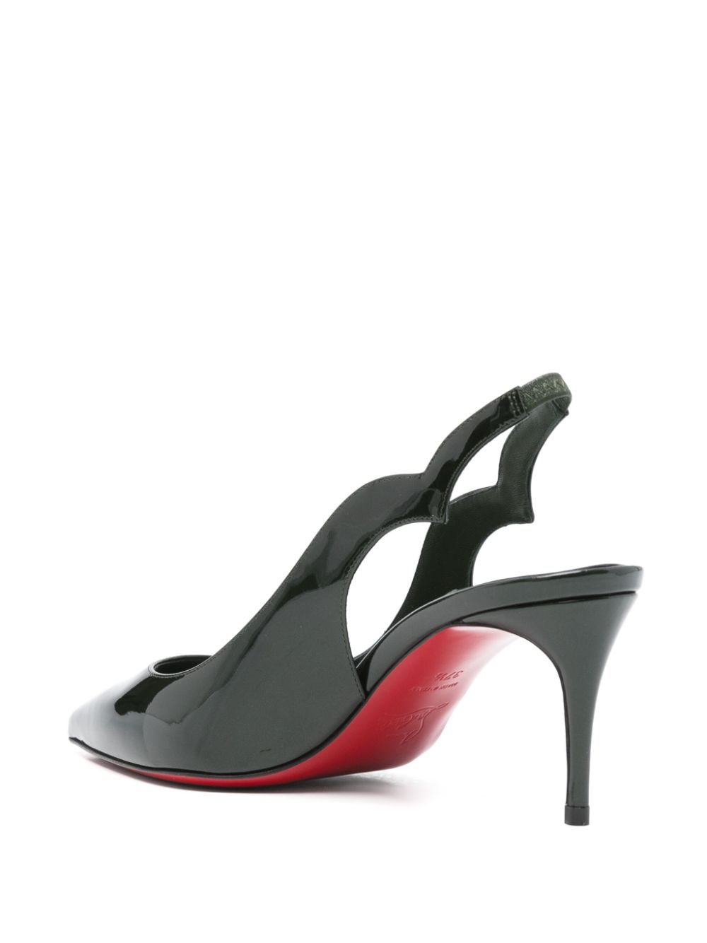 Christian Louboutin With Heel Green Furs & Skins->leather100 %