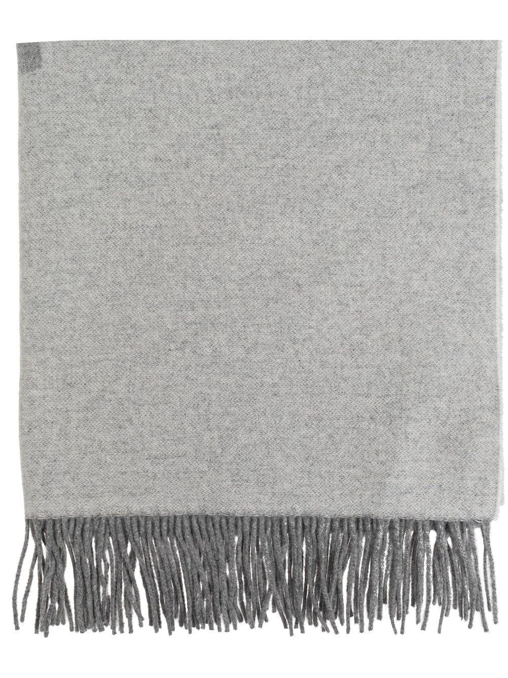 Emporio Armani Scarfs Grigio Wool Synthetic Fiber