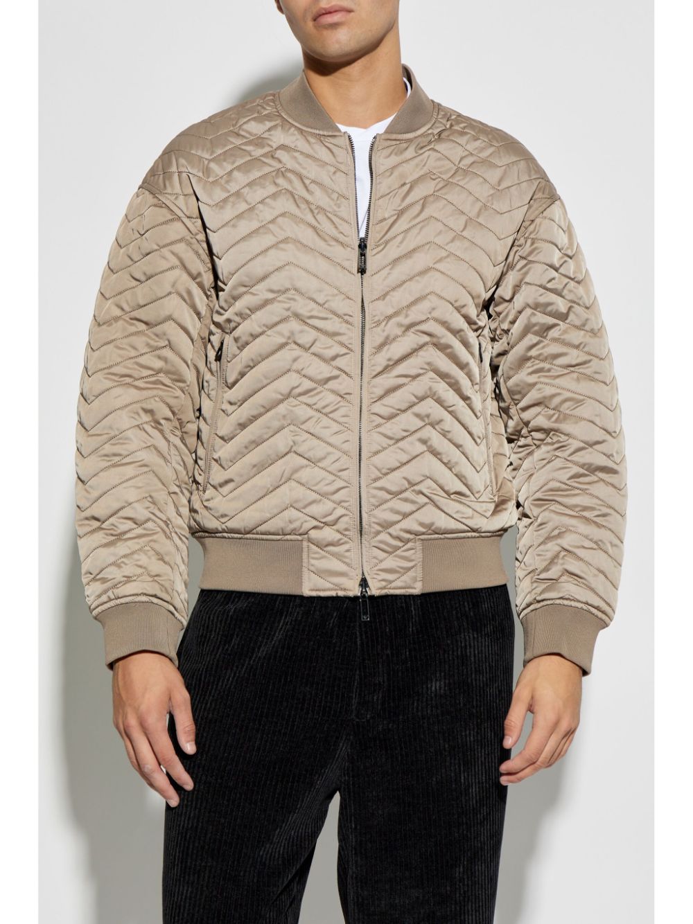 Emporio Armani Coats Tortora Polyester