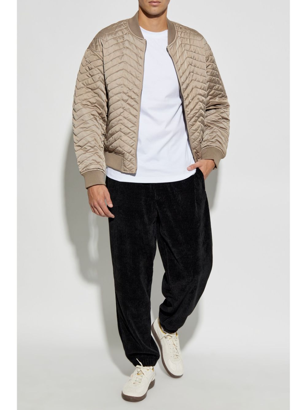 Emporio Armani Coats Tortora Polyester
