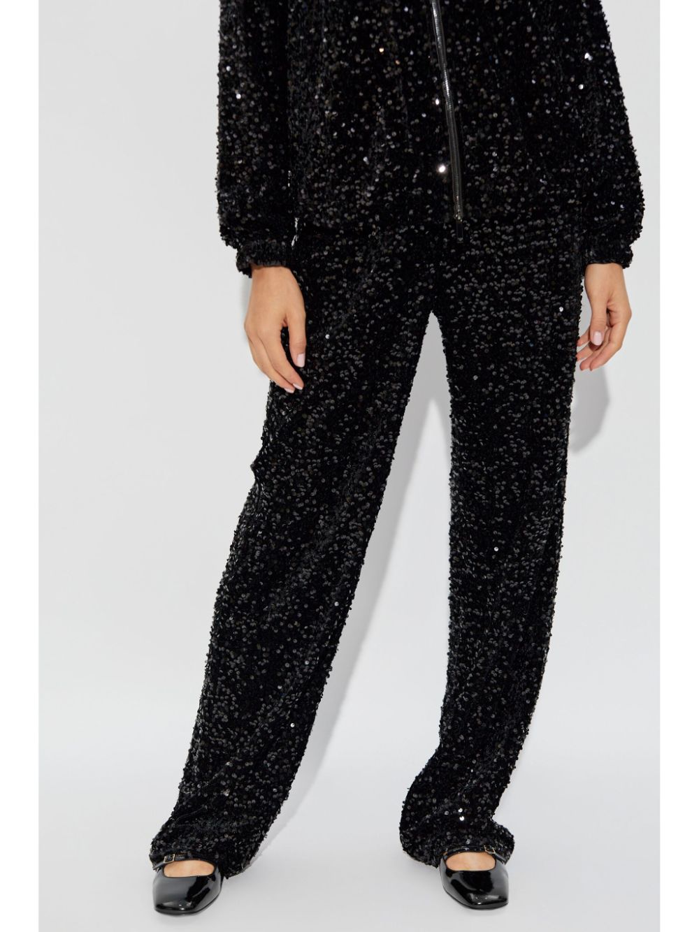 Emporio Armani Trousers Nero Synthetic->polyester100.0 %