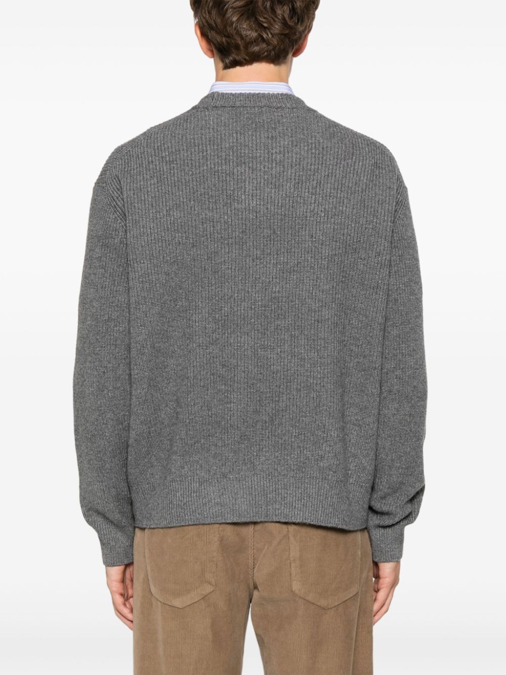 Maison Kitsune Sweaters Grey