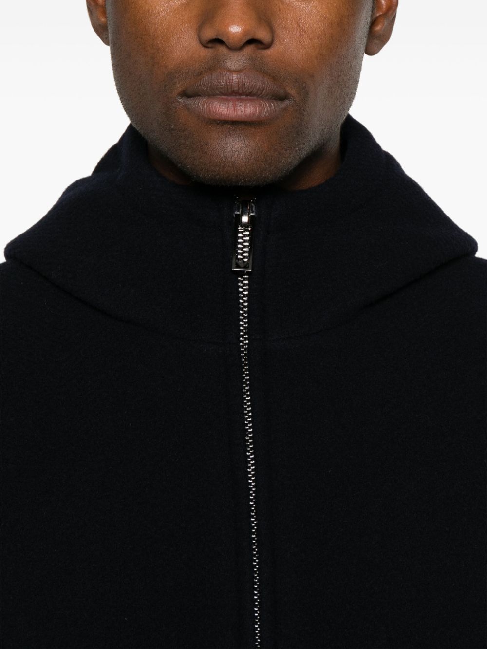 Emporio Armani Jackets Blu Nubuck Leather