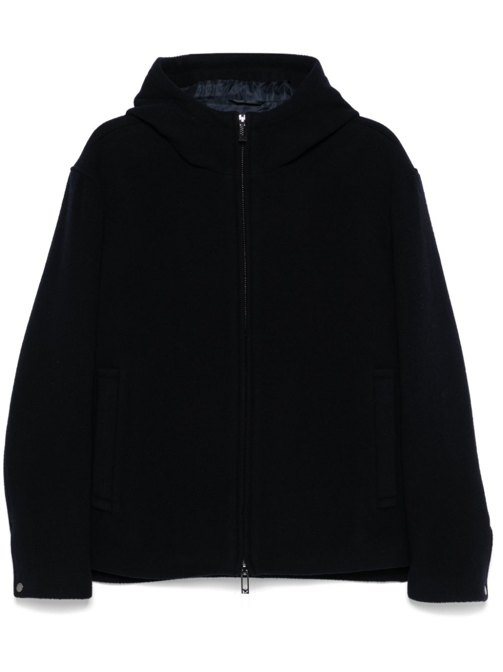 Emporio Armani Jackets Blu Nubuck Leather