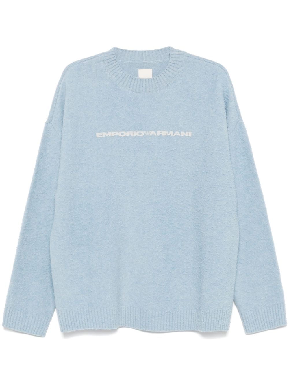 Emporio Armani Sweaters Azzurro Wool