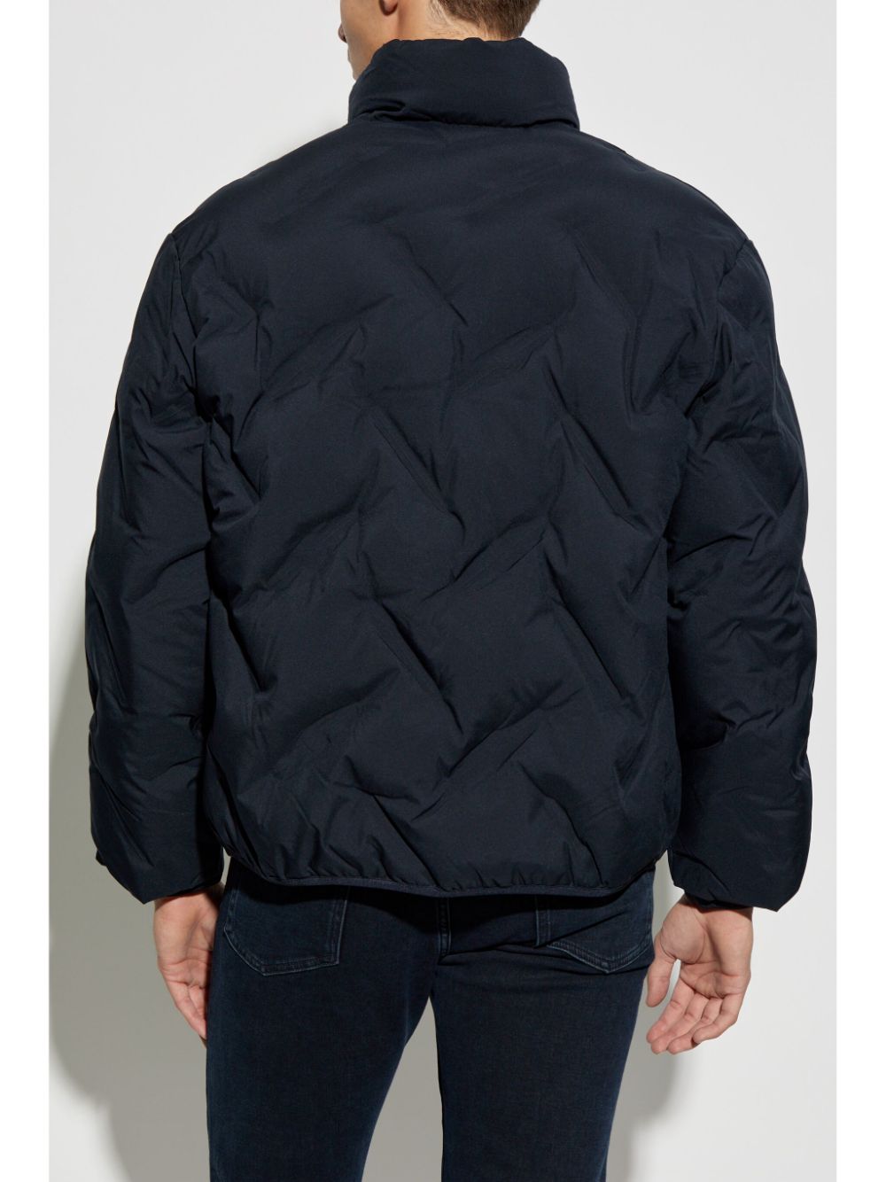Emporio Armani Coats Blu Polyester