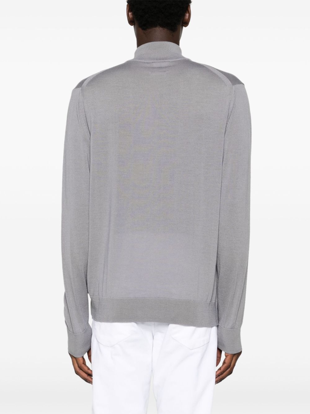Emporio Armani Sweaters Grigio Virgin Wool