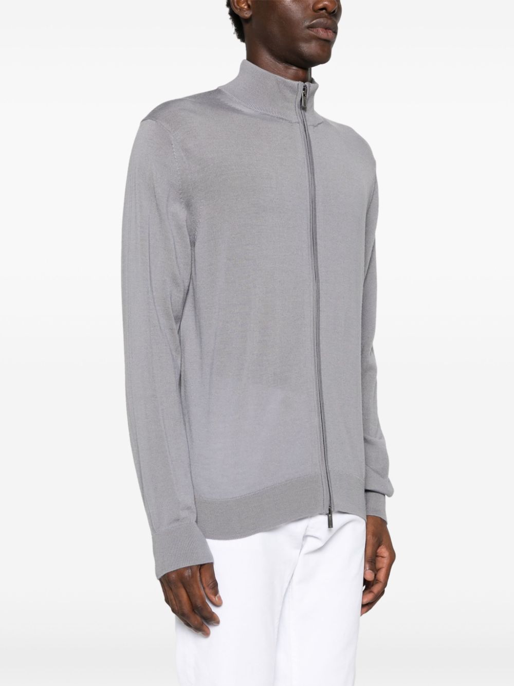 Emporio Armani Sweaters Grigio Virgin Wool