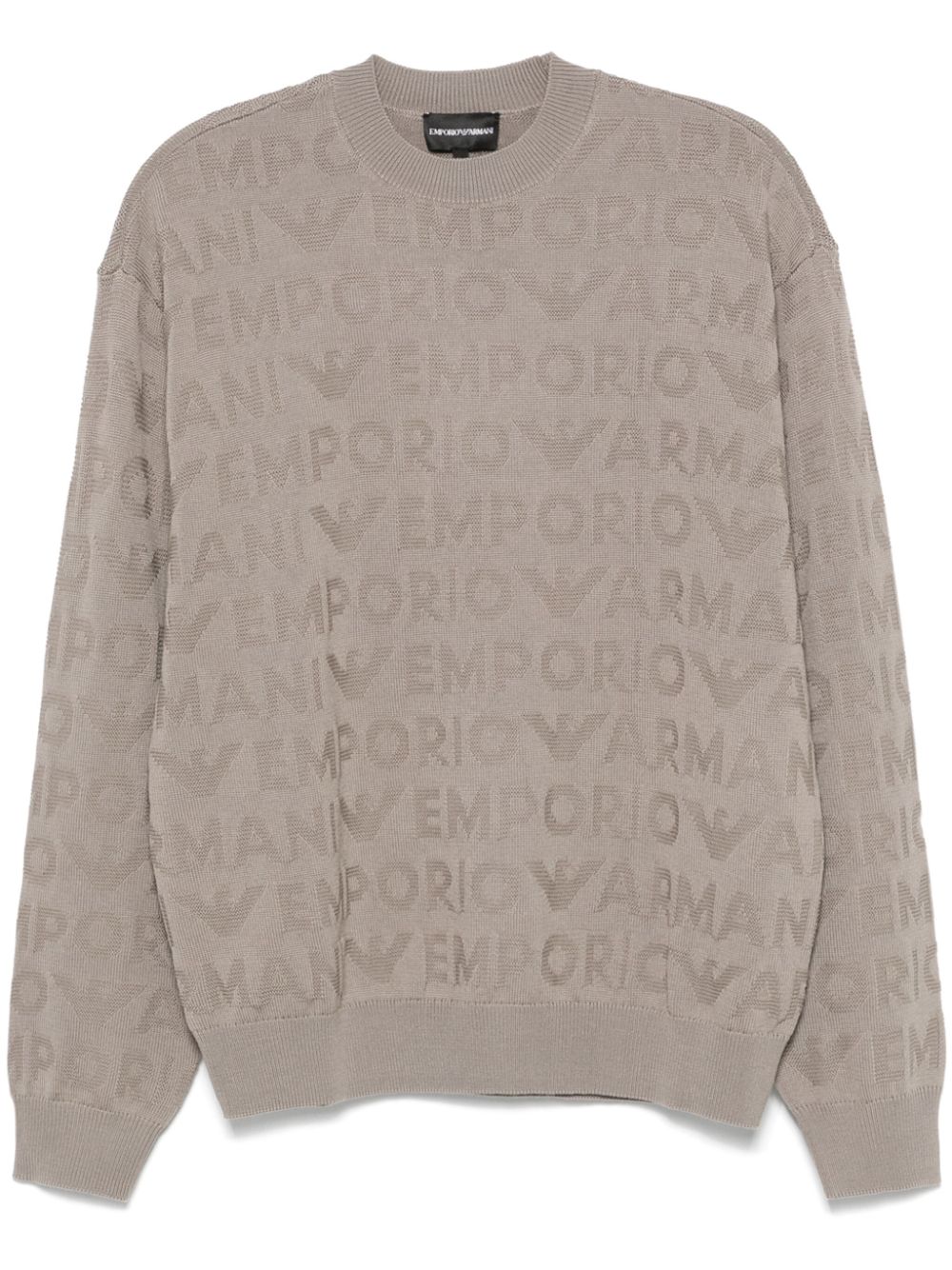 Emporio Armani Sweaters Tortora Virgin Wool