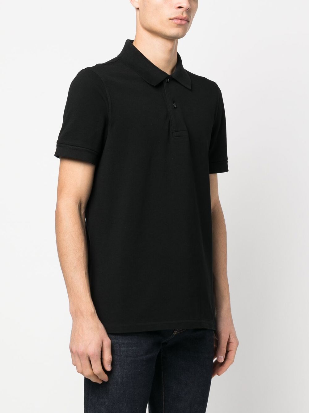 Tom Ford T-Shirts And Polos Black Cotton