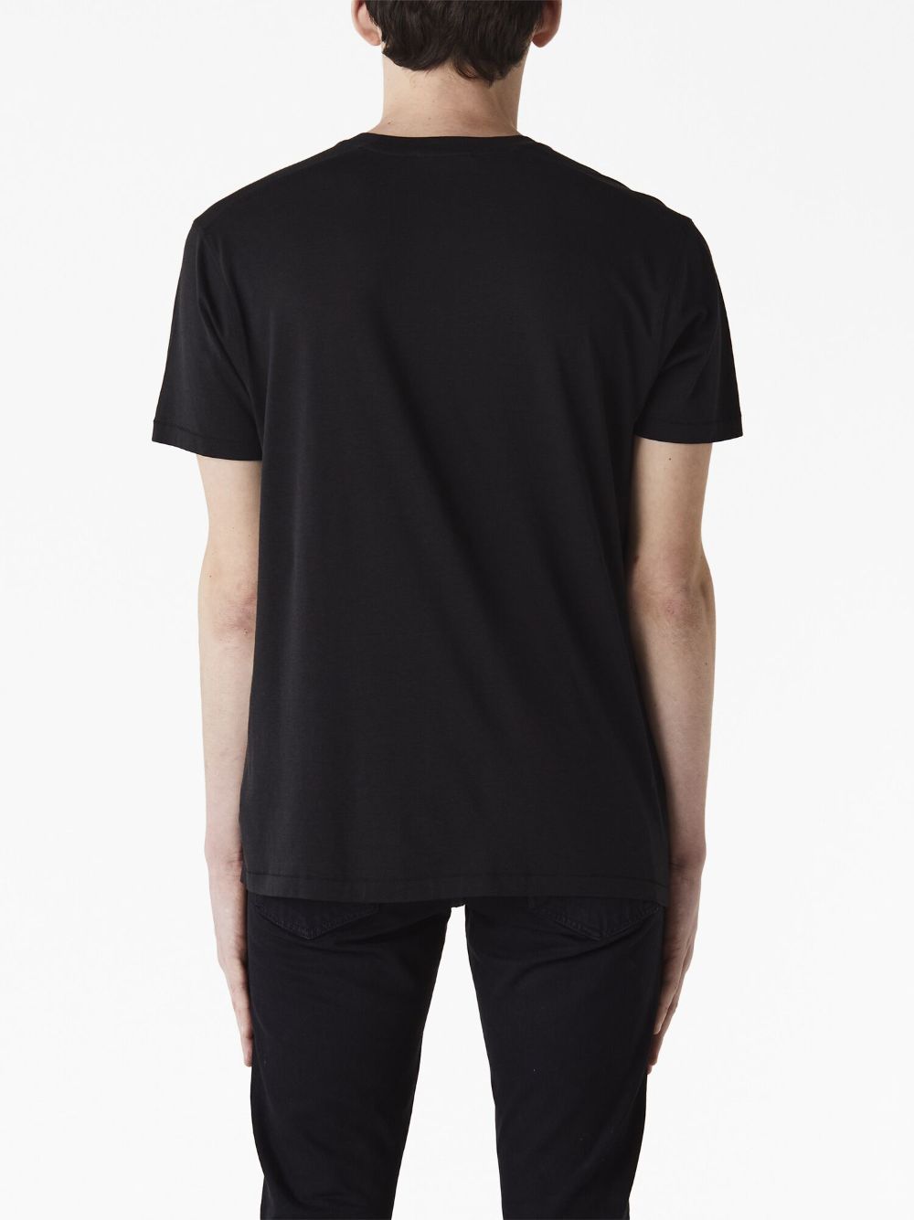 Tom Ford T-Shirts And Polos Black Lyocell