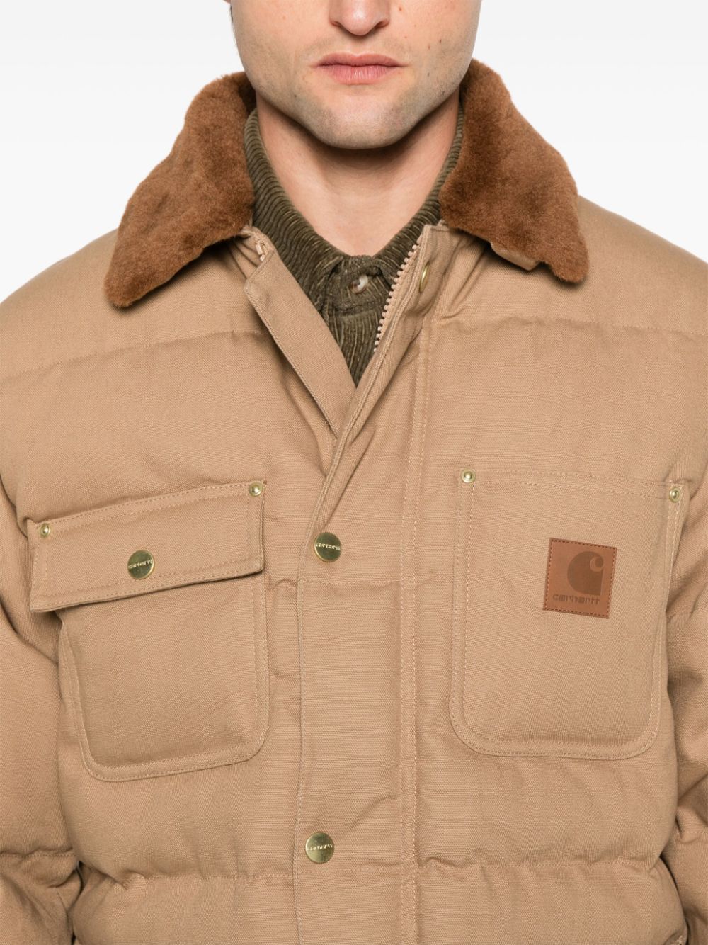 Carhartt Wip Main Jackets Beige Lining: Polyester
