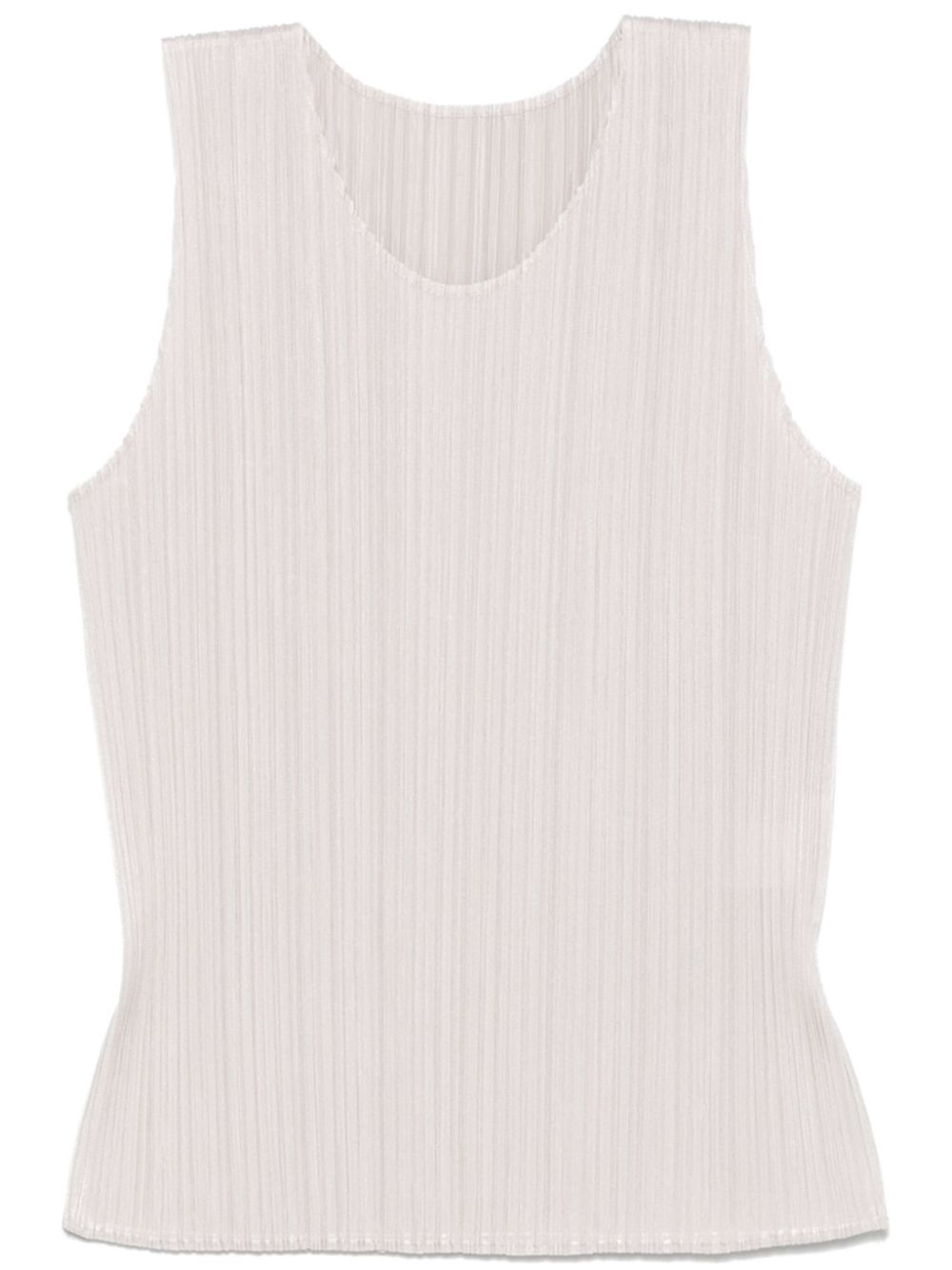Pleats Please Top Grey Polyester