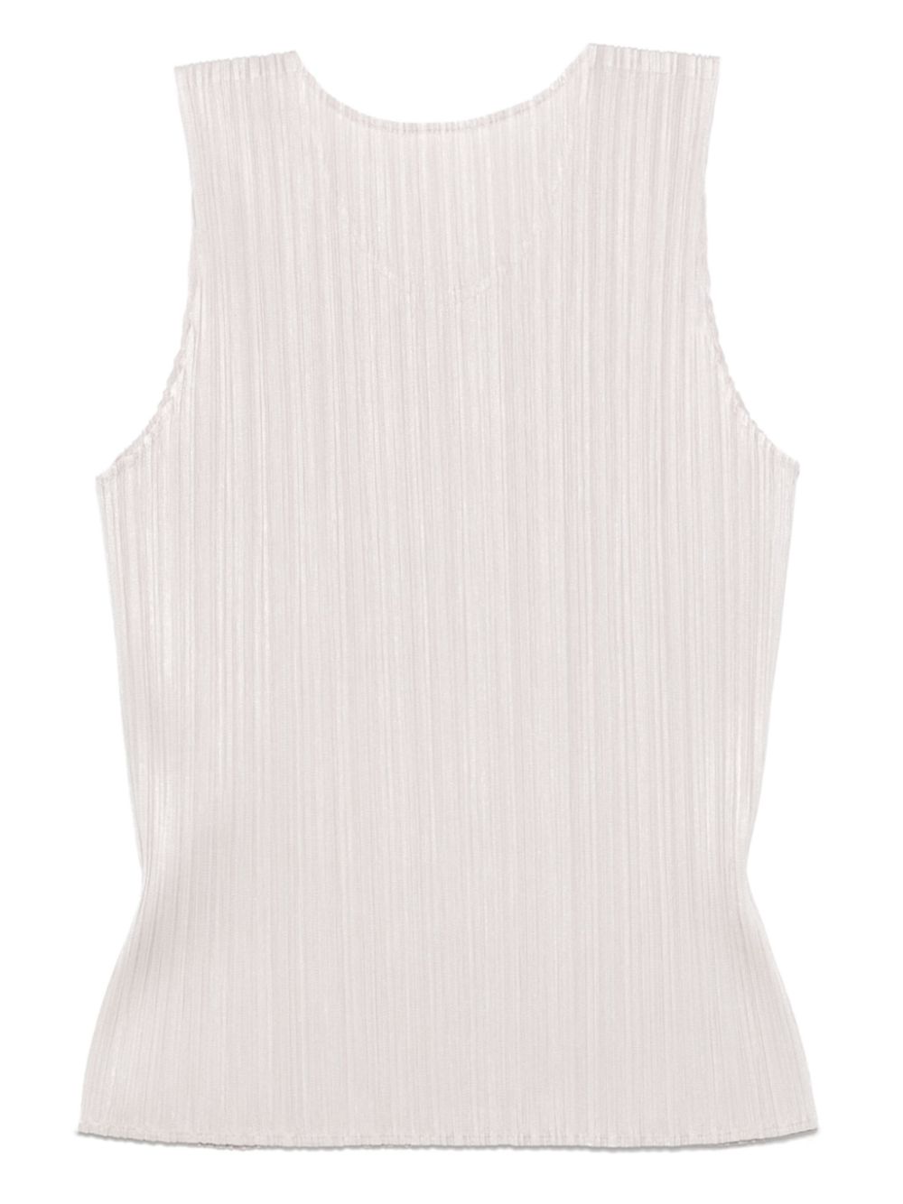Pleats Please Top Grey Polyester