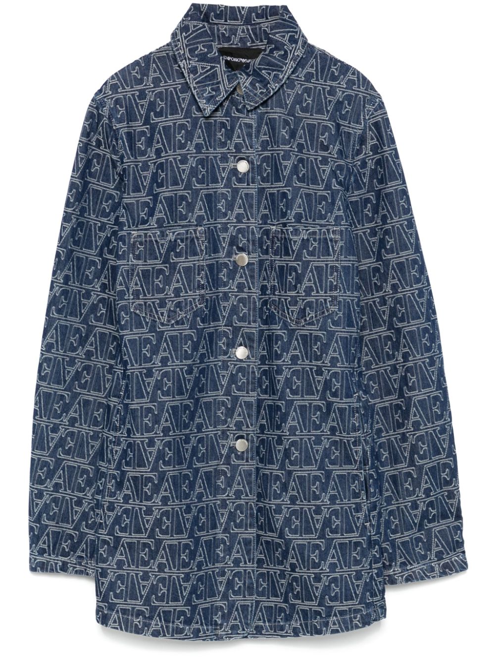 Emporio Armani Jackets Blu Cotton
