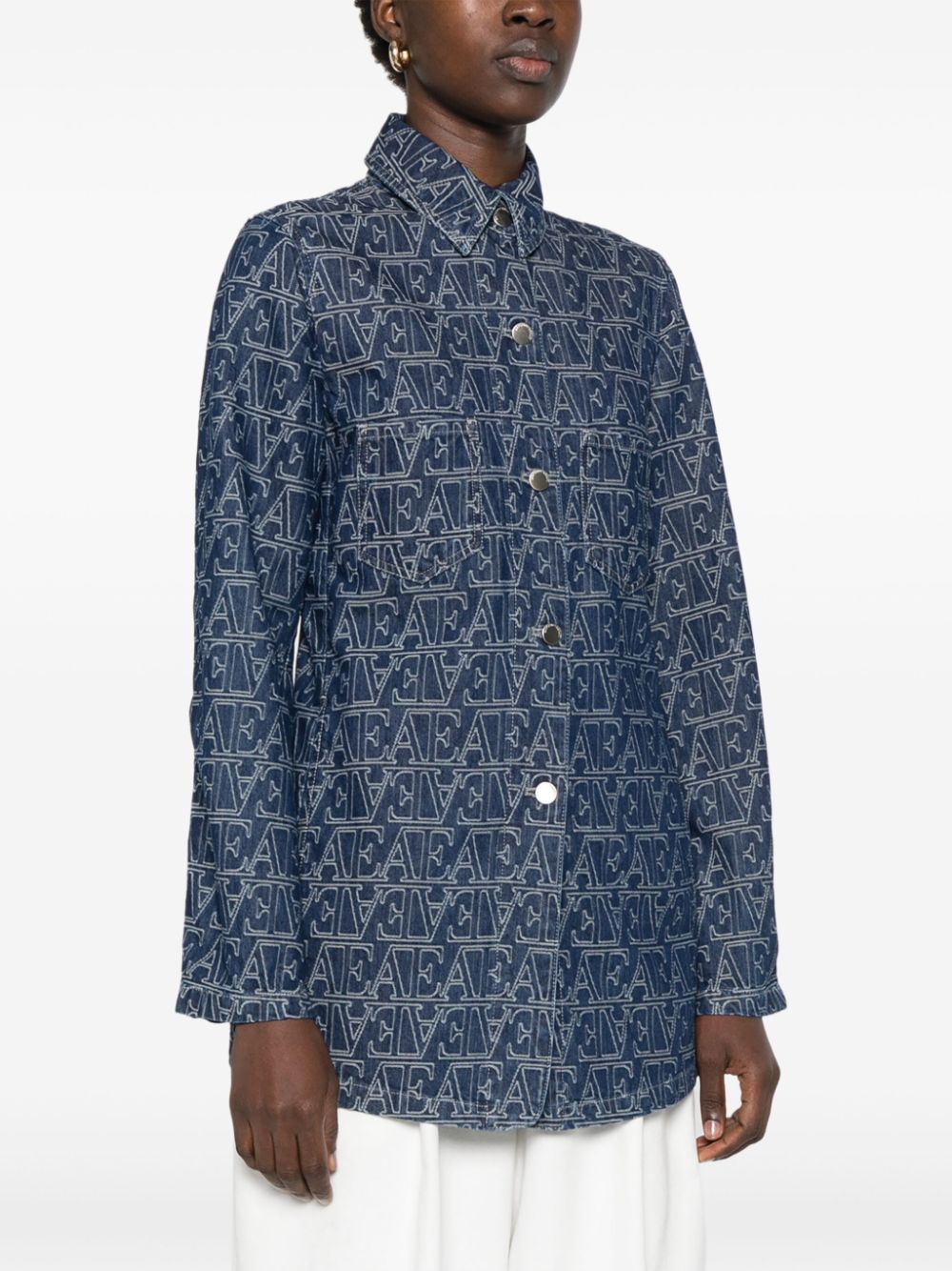 Emporio Armani Jackets Blu Cotton