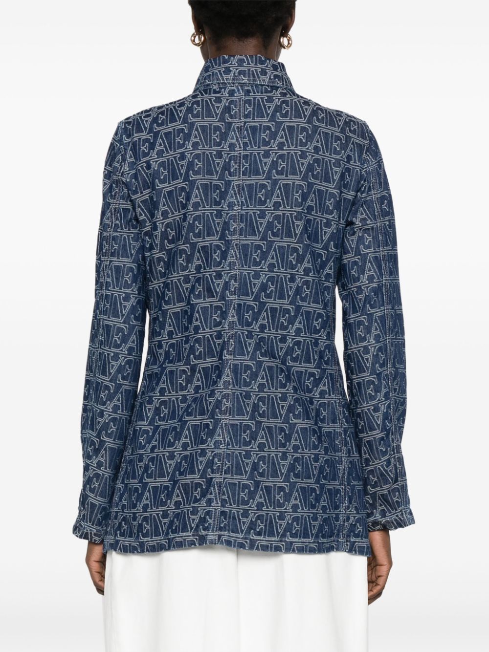 Emporio Armani Jackets Blu Cotton
