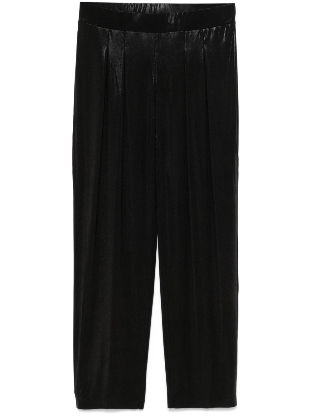 Norma Kamali Trousers Black Polyester Spandex