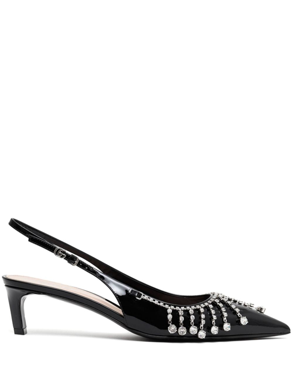 Gucci With Heel Black Outer: Patent Calf Leather