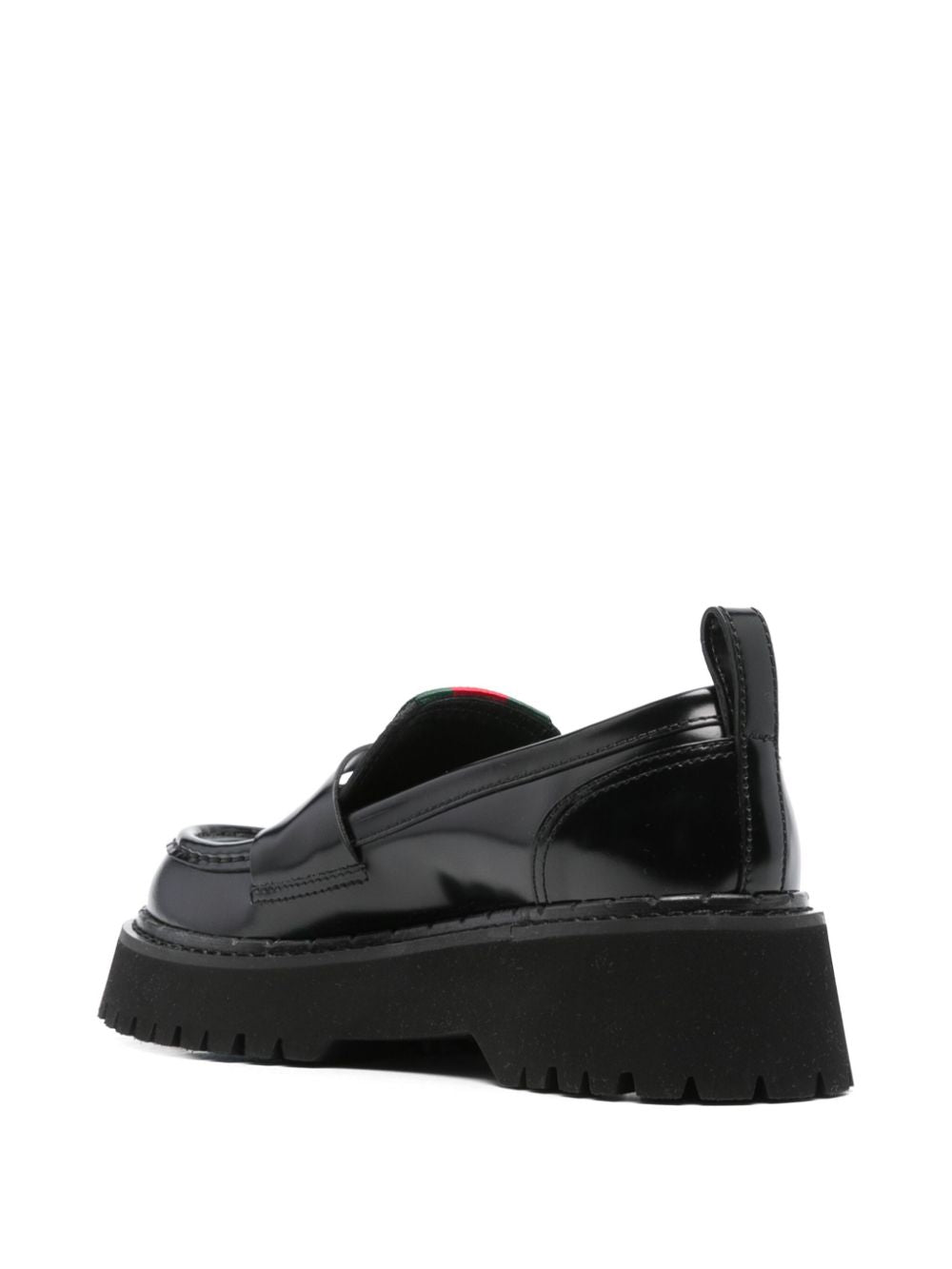 Gucci Flat Shoes Black Outer: Fabric