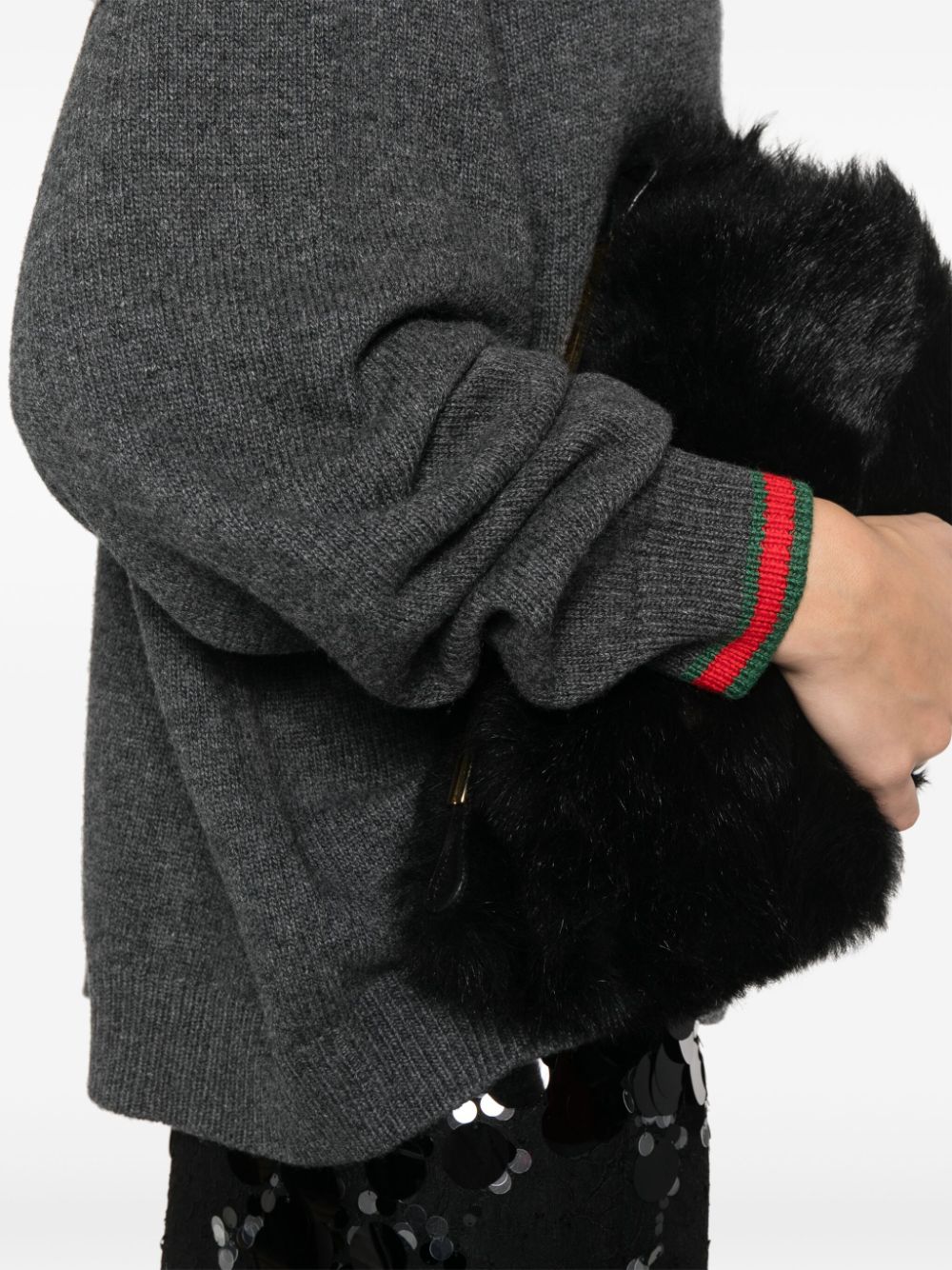 Gucci Sweaters Grey Wool Cashmere