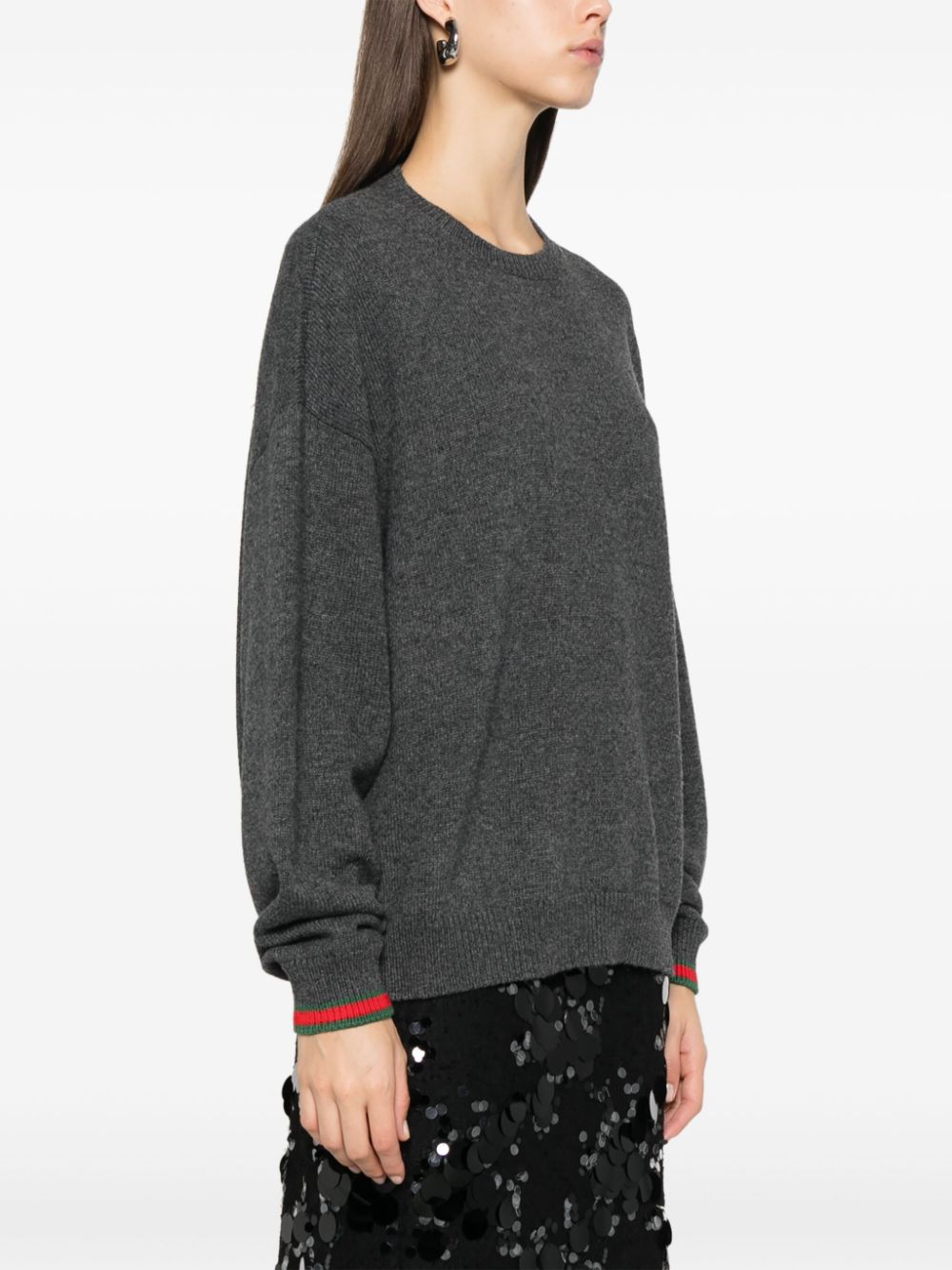 Gucci Sweaters Grey Wool Cashmere