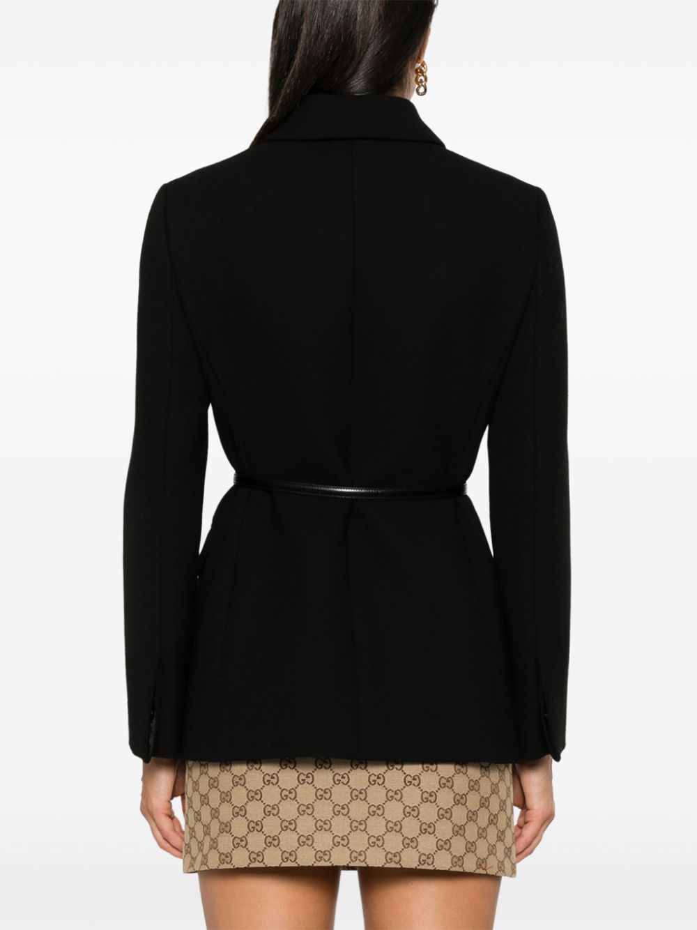 Gucci Jackets Black Outer: Wool