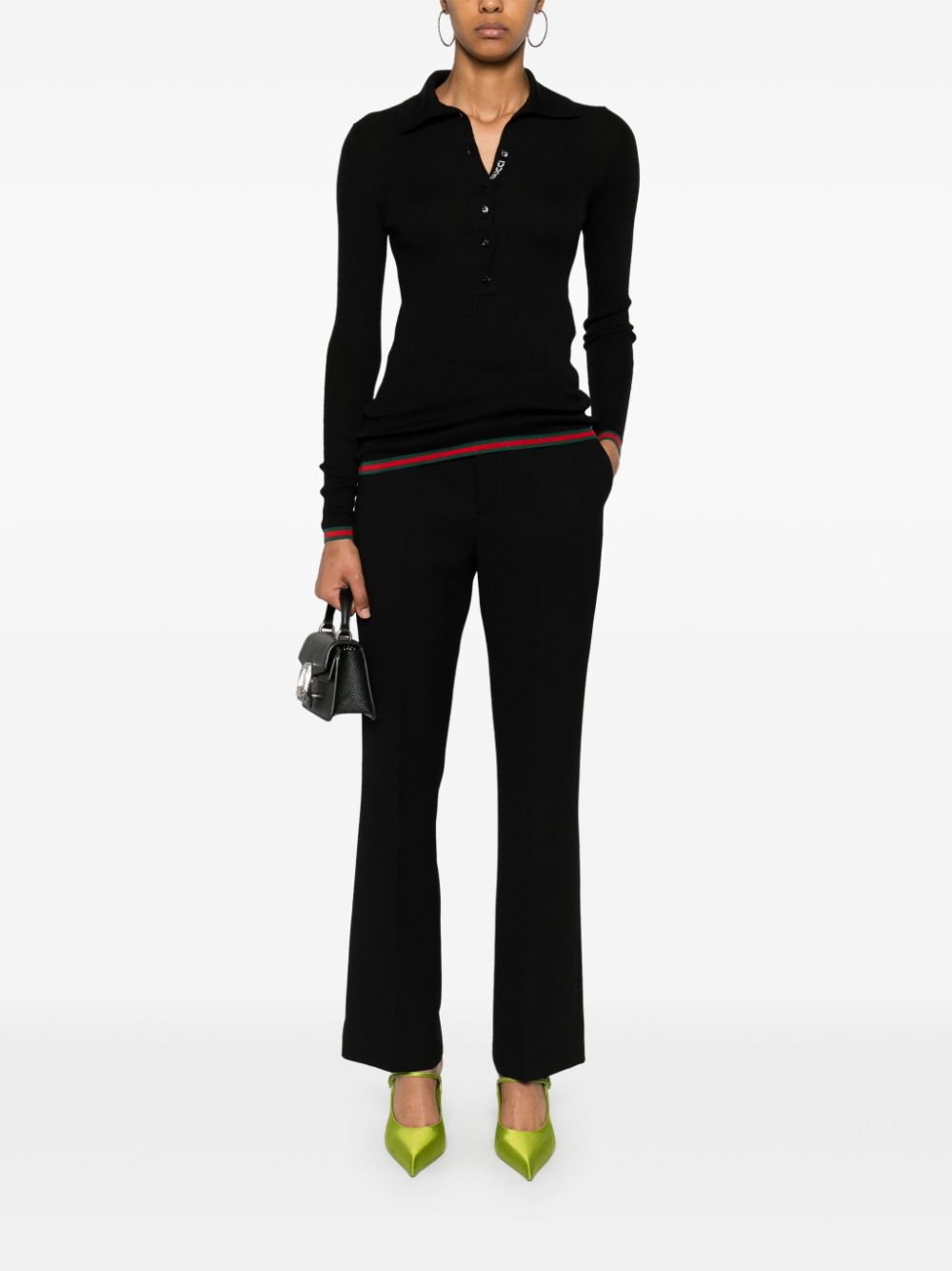 Gucci Trousers Black Lining: Acetate