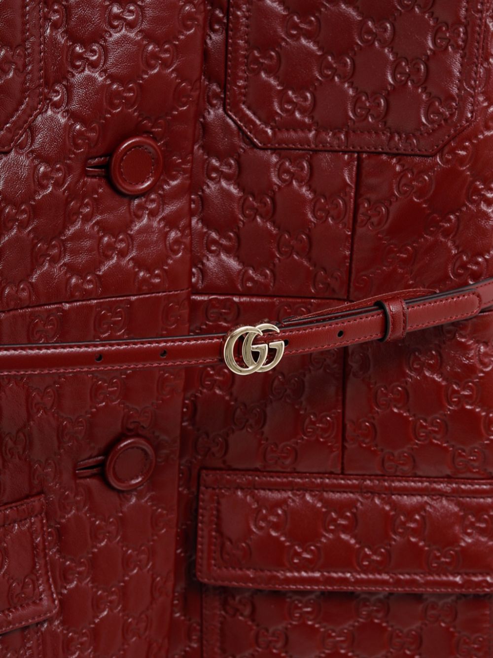 Gucci Jackets Bordeaux Outer: Lambskin Lining: Cupro