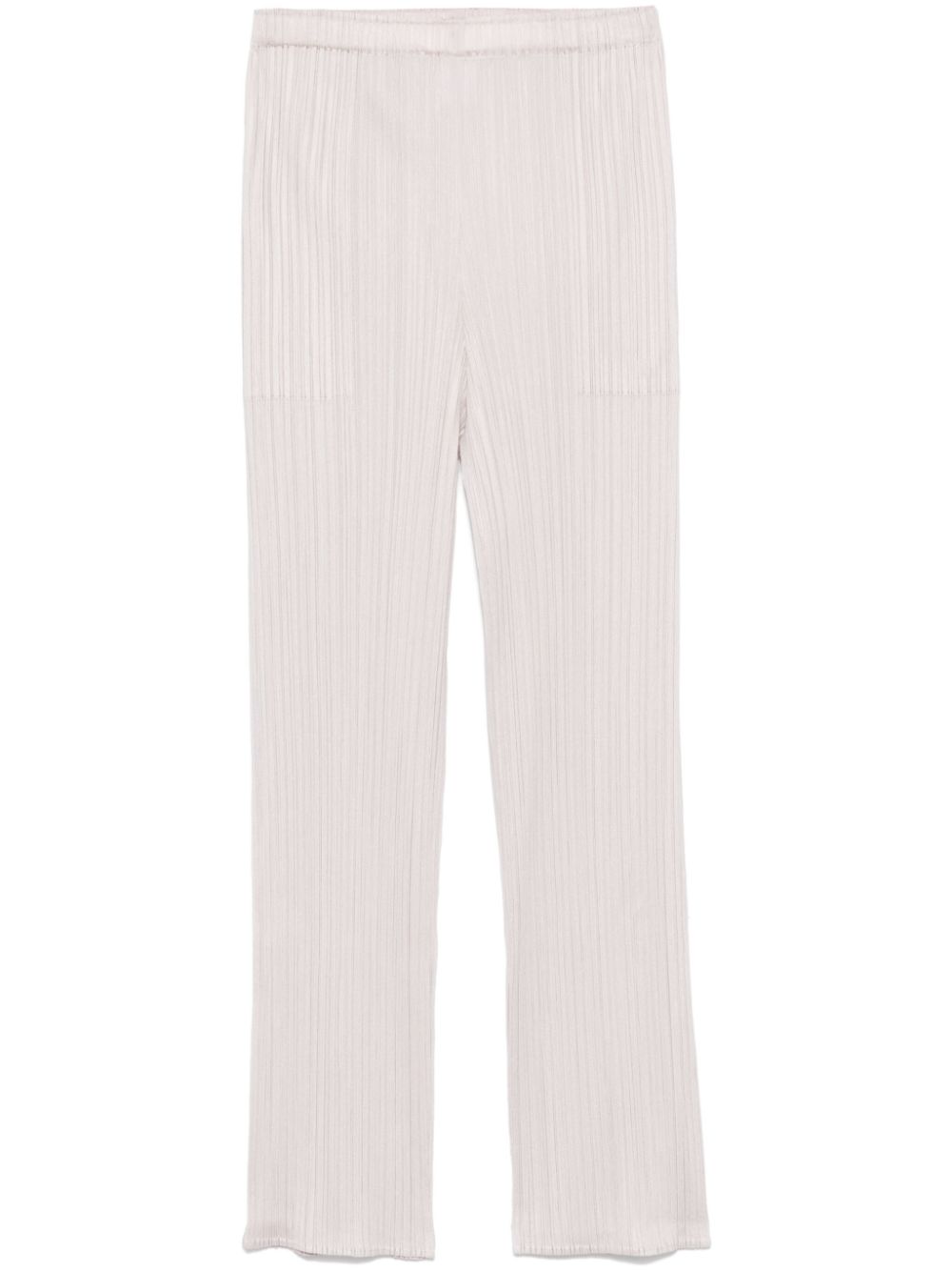 Pleats Please Trousers Grey Polyester