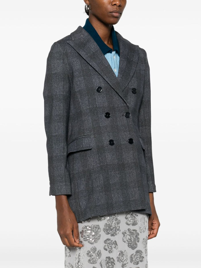 Circolo 1901 Jackets Blue Cotton Elastane