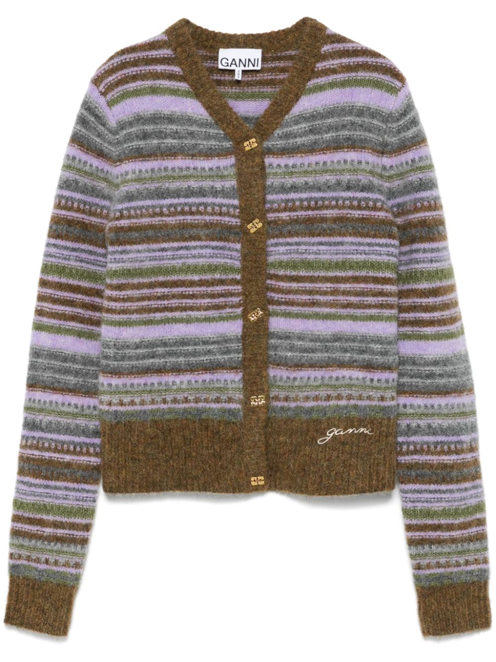 Ganni Sweaters Green