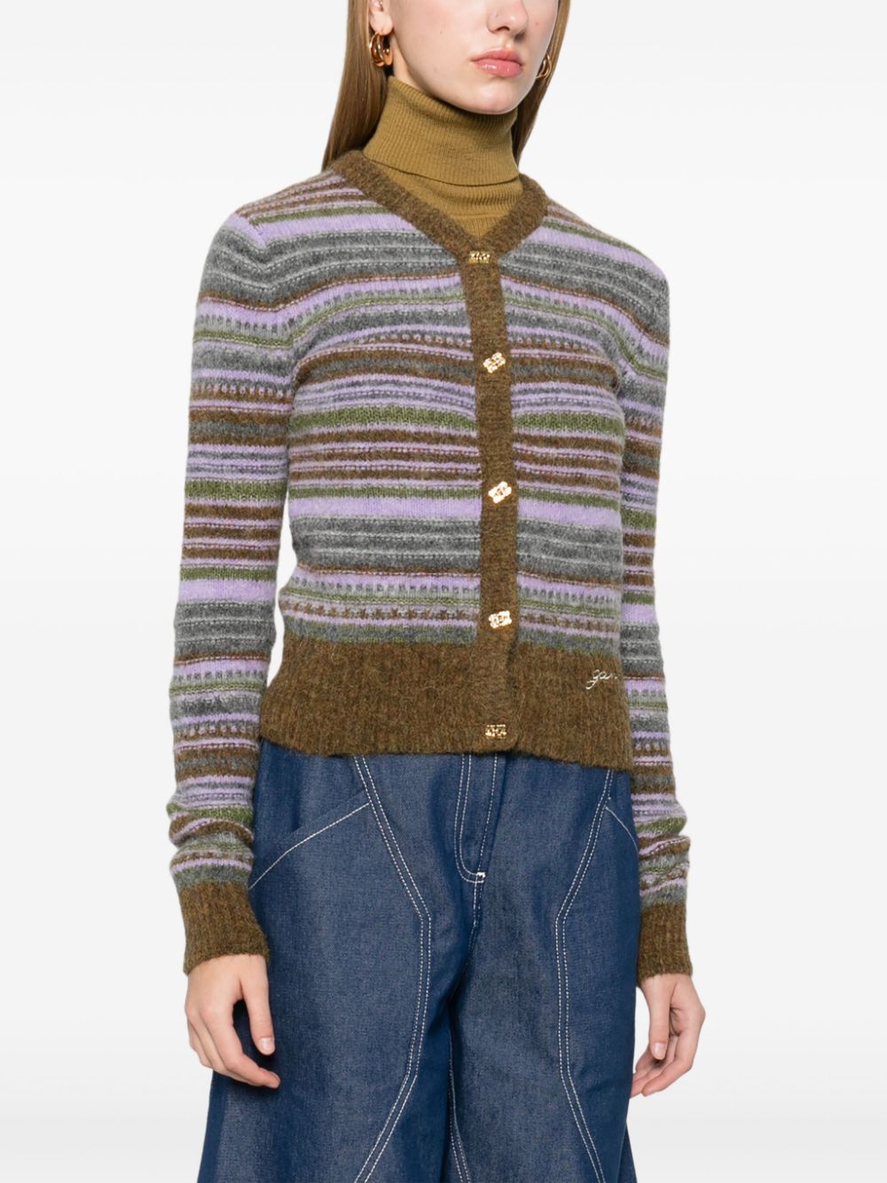 Ganni Sweaters Green