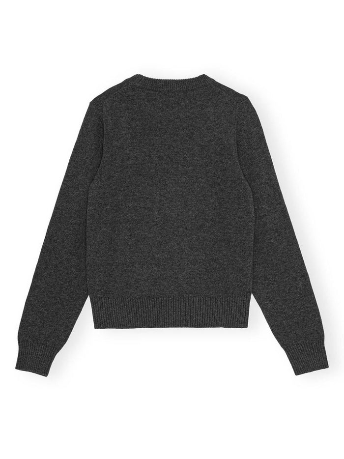 Ganni Sweaters Grey