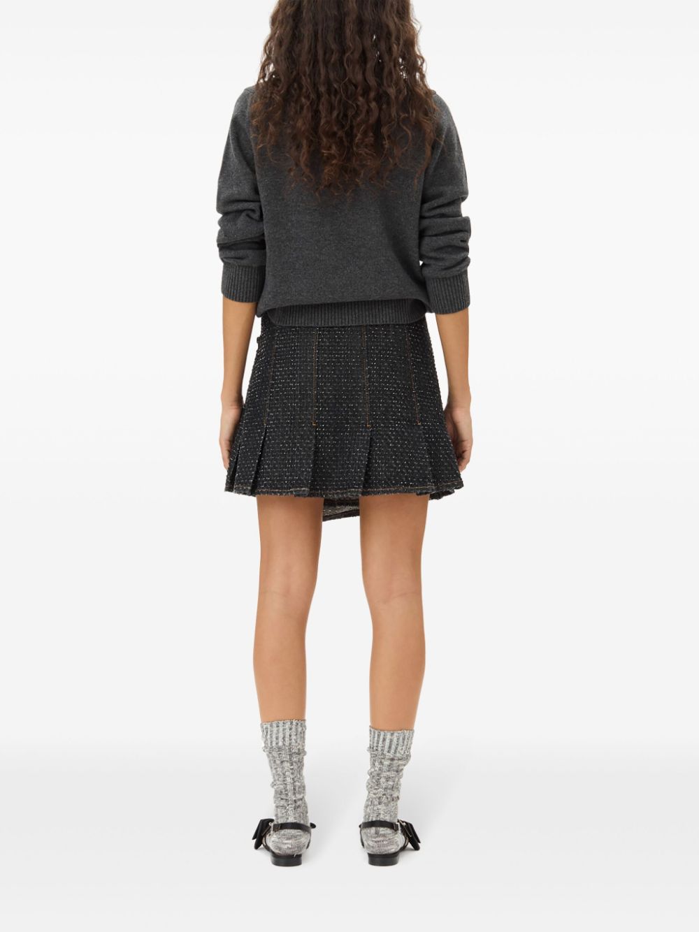 Ganni Sweaters Grey