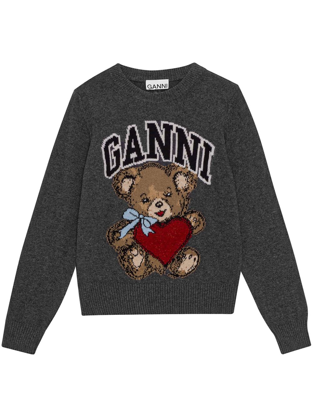 Ganni Sweaters Grey