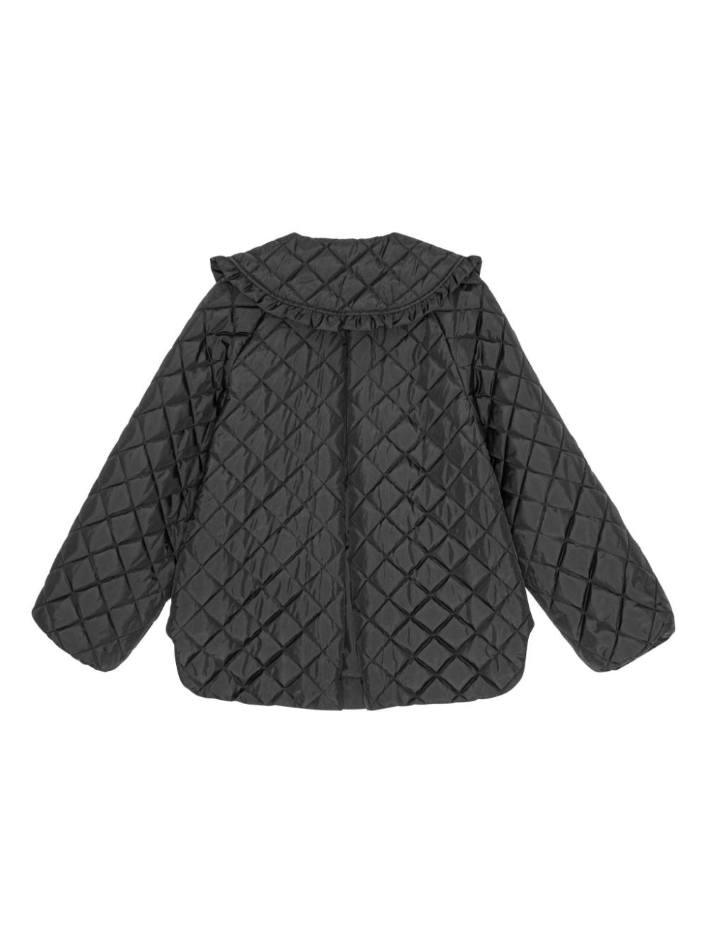 Ganni Jackets Black Polyester Recycled