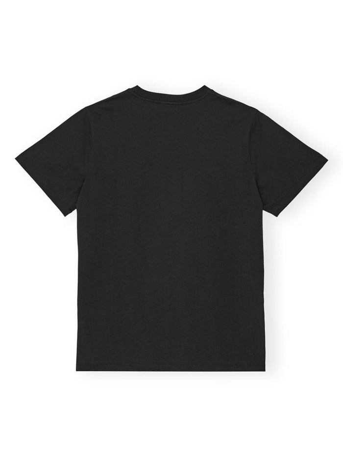 Ganni T-Shirts And Polos Black Cotton