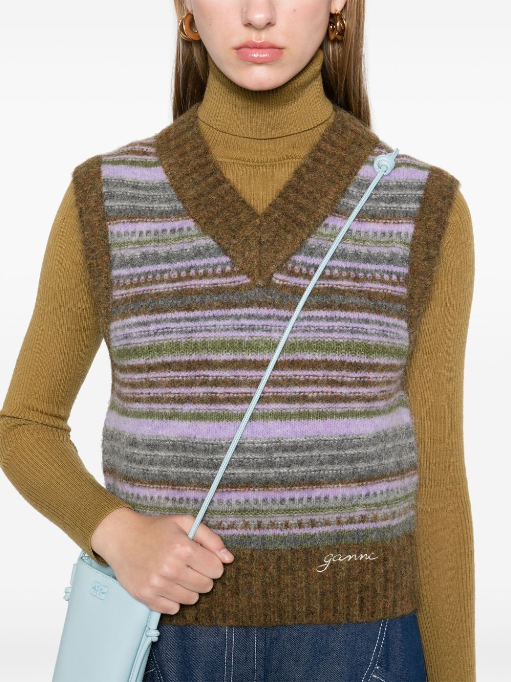 Ganni Sweaters Green