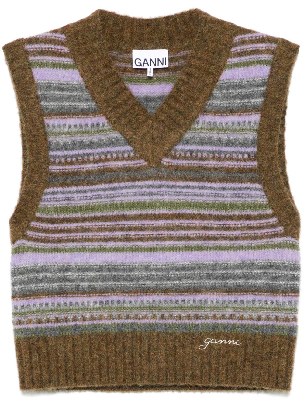 Ganni Sweaters Green