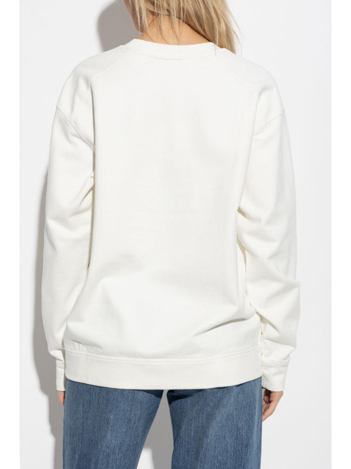 Ganni Sweaters Beige Organic Cotton