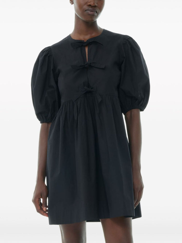 Ganni Dresses Black Organic Cotton
