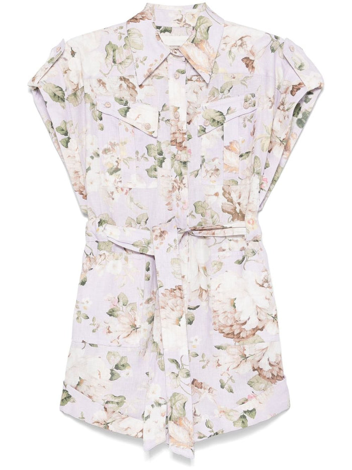Zimmermann Dresses Lilac Linen