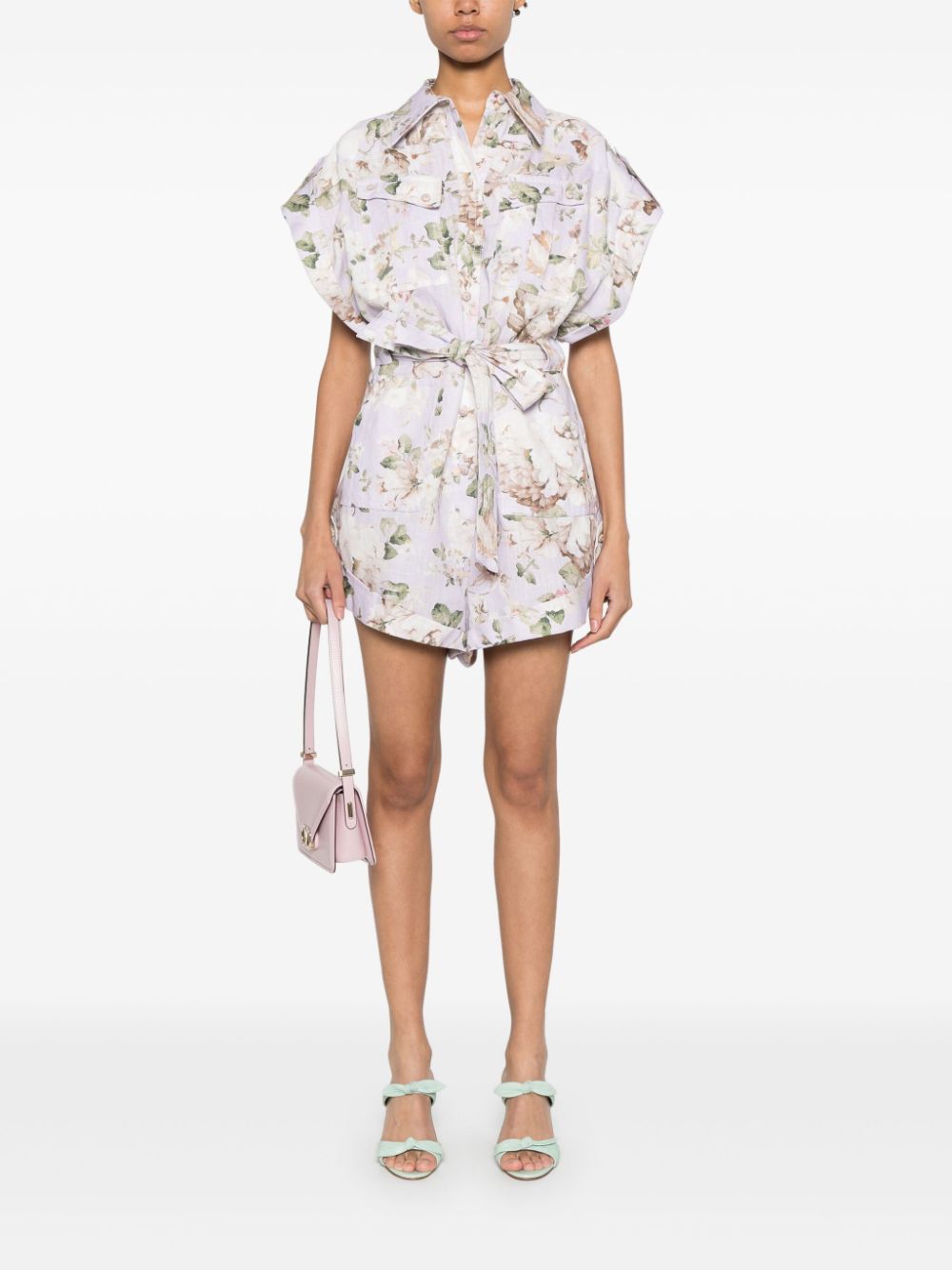 Zimmermann Dresses Lilac Linen
